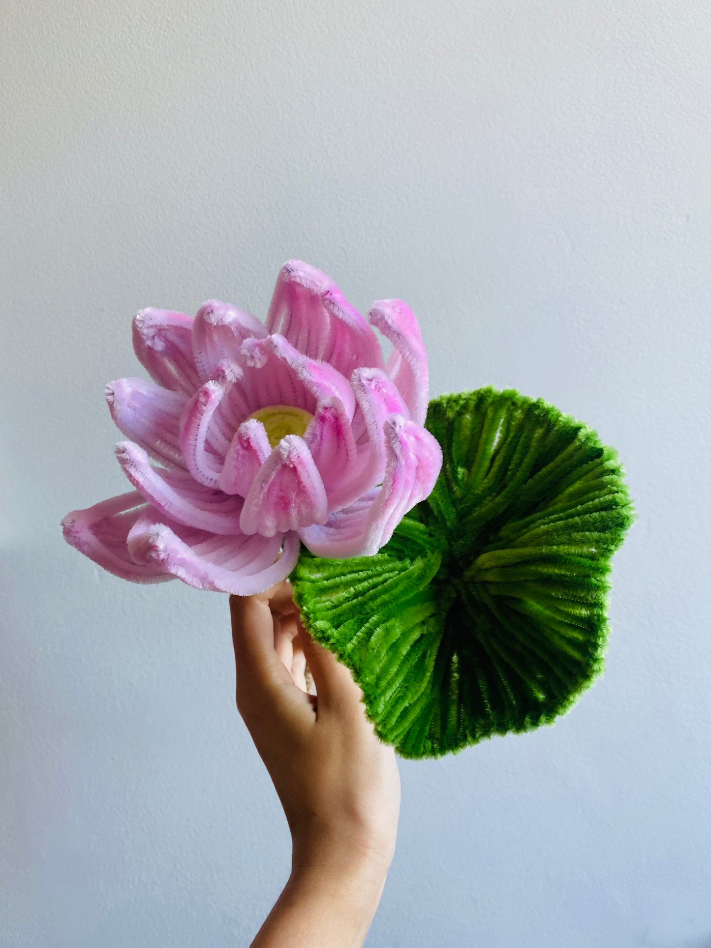 Pipe Cleaner Lotus DIY Kit 180Pcs Extra Dense Chenille Stems Handmade
