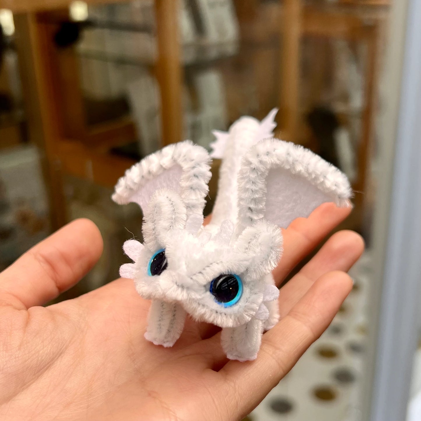 Toothless Pipe Cleaner Dragon Couple Gift Handmade Fluffy