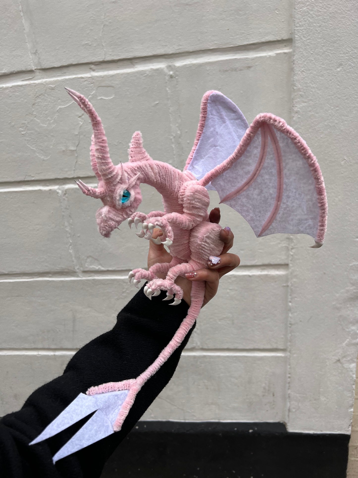 Handmade Pipe Cleaner Dragon Customizable Gift Commission Accepted
