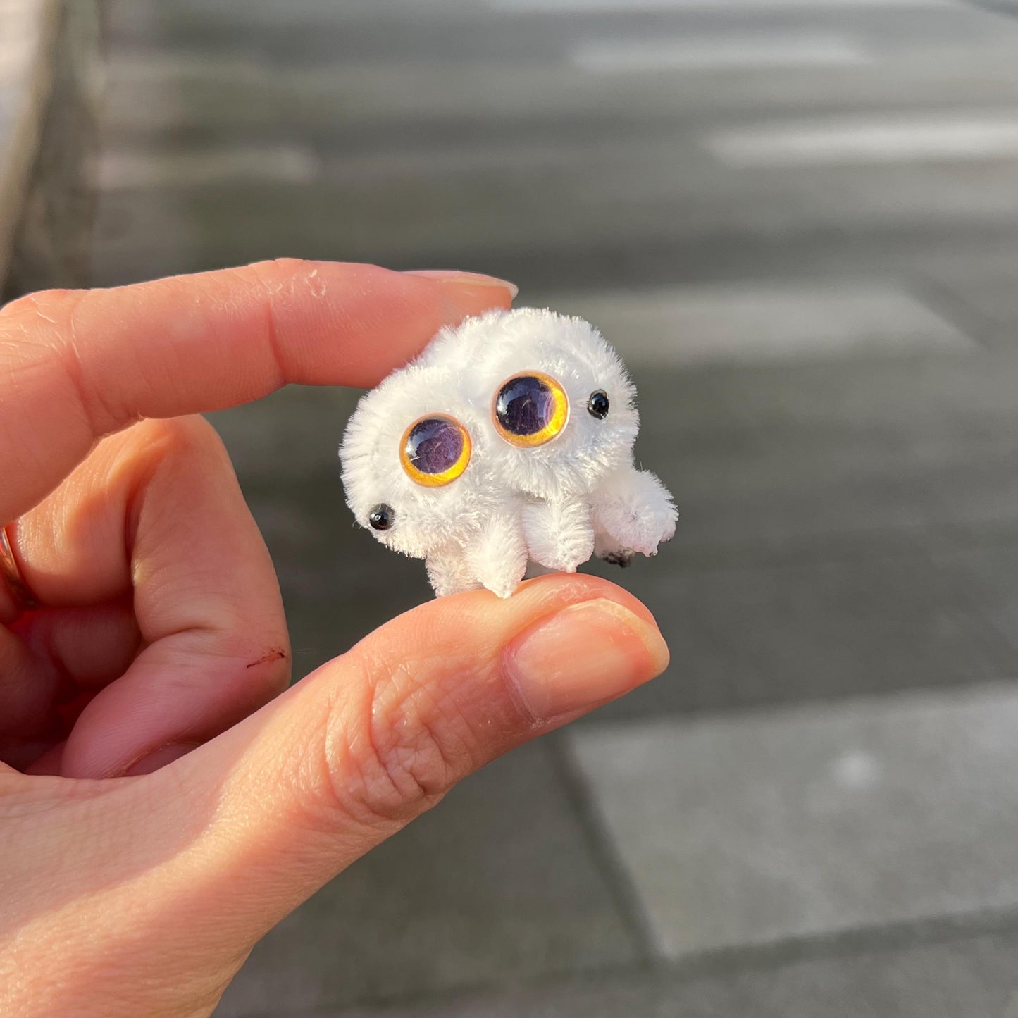 Pipe Cleaner Mini Spider Handmade Cute Desk Buddy Lucas Spider Gift
