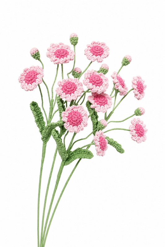 Daisy Crochet Flower Stem CF-018