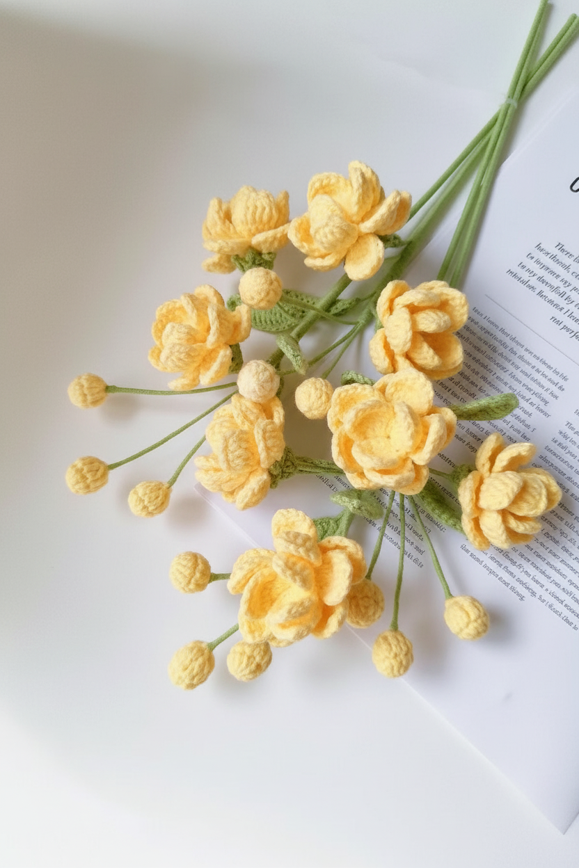 Jasmine Crochet Flower Stem