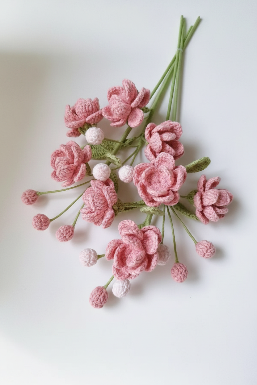 Jasmine Crochet Flower Stem
