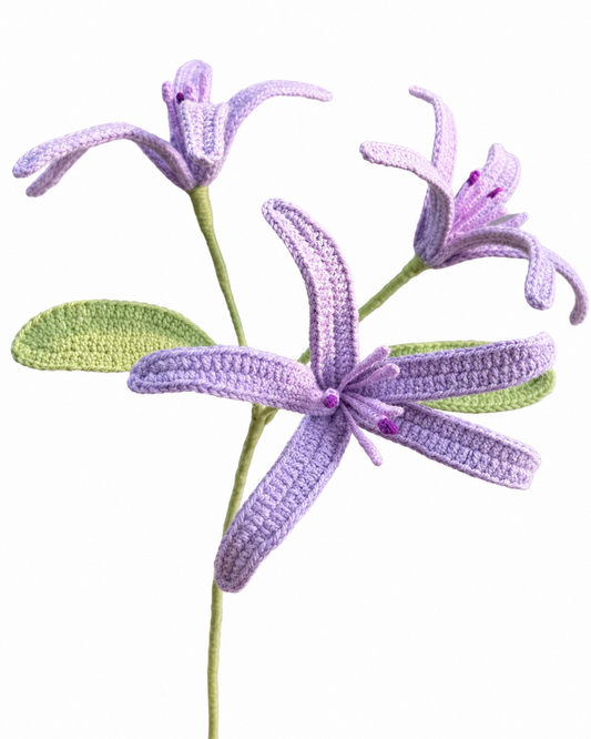 Erythronium Crochet Flower Stem